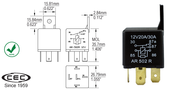 Relays, AR502R