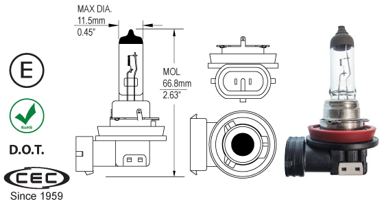 H16 12V 19W (64219)
