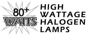 All High Wattage Halogen Lamps