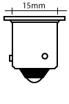 S.C. Bayonet (BAU15s) Base